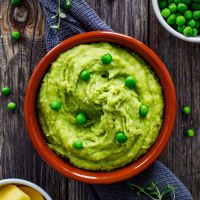 Πουρές αρακά με πατάτα