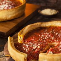 Chicago style pizza