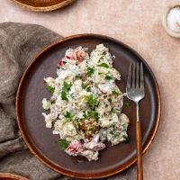 Crispy potato salad 