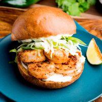 Shrimp Po’ Boy sandwich