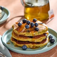 Pancakes με μύρτιλα