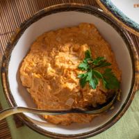 Kabocha Salad από την Ιαπωνία, ιαπωνική σαλάτα με κολοκύθα