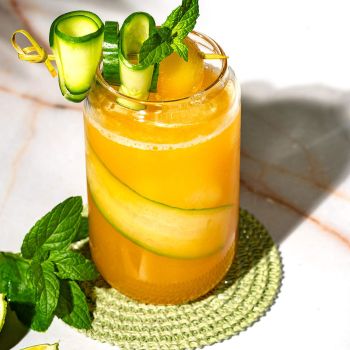 Mocktail πεπόνι αγγούρι 