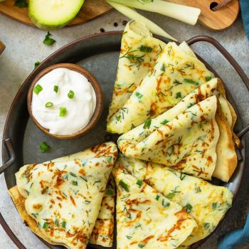 Αλμυρές κρέπες με κολοκύθι