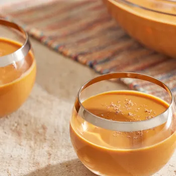Κρεμώδες pumpkin spice punch χωρίς αλκοόλ 