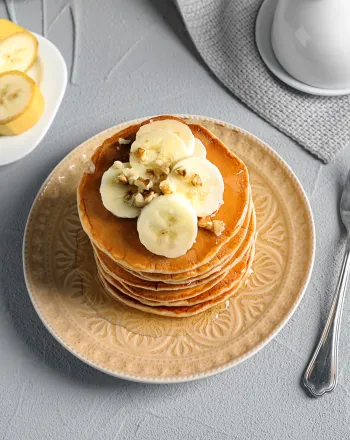 Pancakes με μπανάνα