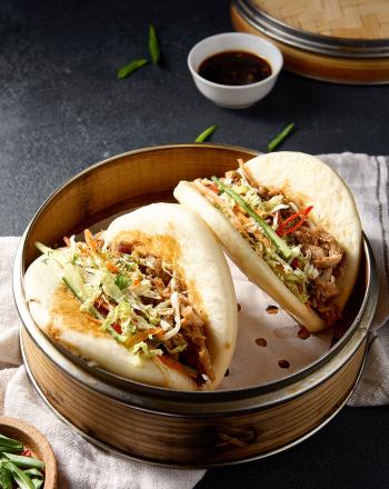 Αφράτα bao buns σε δύο εκδοχές: Με μοσχάρι και vegan Bao Buns σε δύο εκδοχές