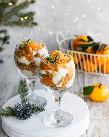 Trifle με κουραμπιέδες