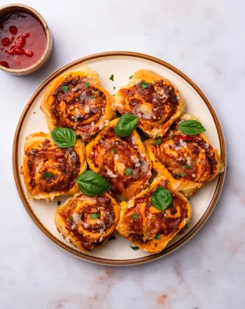 Pizza rolls με σπιτική ζύμη