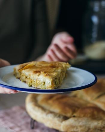 Πρασόπιτα με καπνιστή πάπρικα