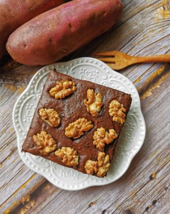 Brownies με γλυκοπατάτα