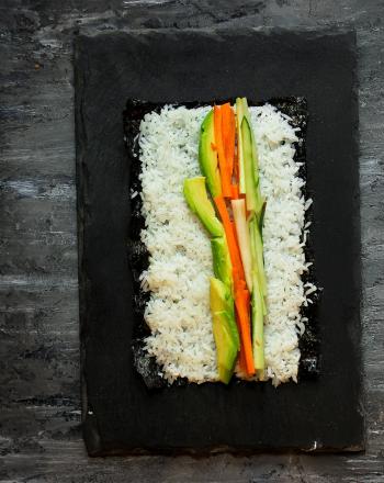 Vegan maki rolls