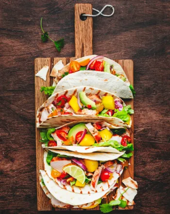 Tacos με κοτόπουλο