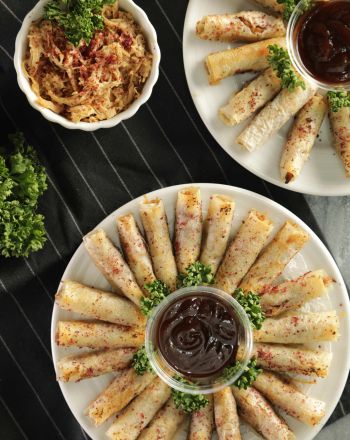 Συνταγή για ρολλάκια μουσαχάν (musakhan rolls) από την Παλαιστίνη