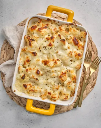 Mac 'n' cheese με κουνουπίδι