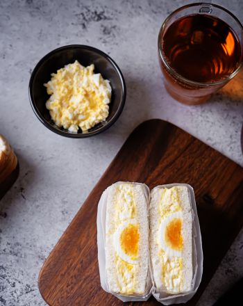 Sando sandwich με αυγό