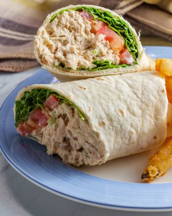 Tuna salad wrap
