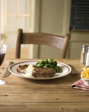 Γαλλική αντρεκότ με σάλτσα μπεαρνέζ