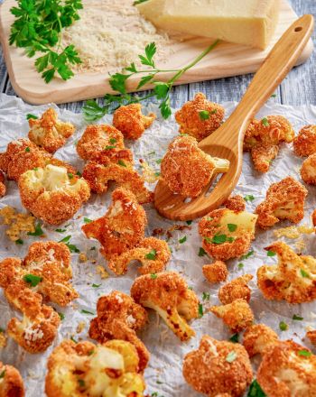 Μπουκιές κουνουπίδι στο φούρνο