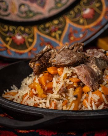 Ανατολίτικο πιλάφι με αρνάκι