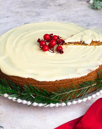 The easiest white chocolate glaze Vasilopita