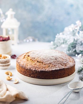 Vegan βασιλόπιτα κέικ