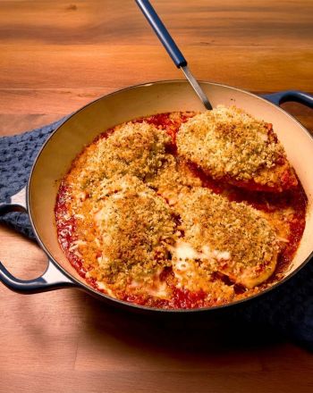Κοτόπουλο παρμεζάνα στο φούρνο (Chicken parmigiano)