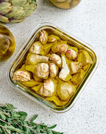 Αγκινάρες στο λάδι