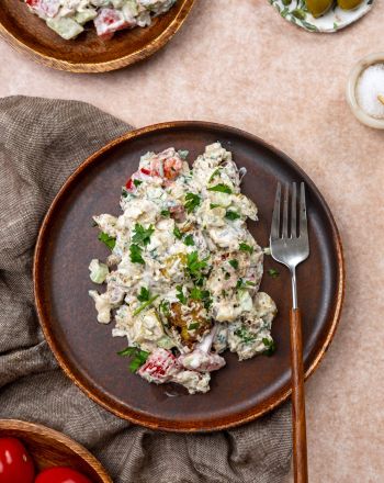 Crispy potato salad 