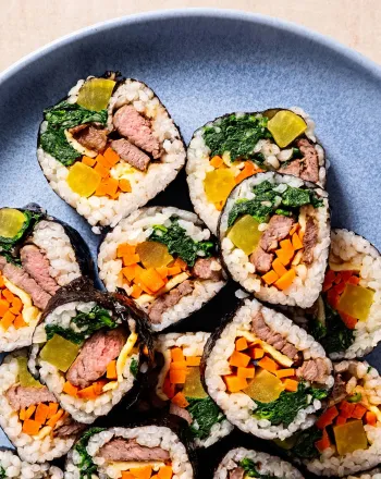 Συνταγή για κορεάτικο kimbap