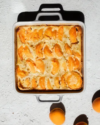 Κλαφουτί (clafoutis) με βερίκοκα
