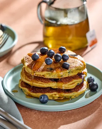 Pancakes με μύρτιλα