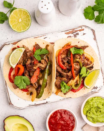 Fajitas με μοσχάρι