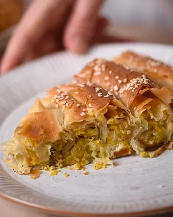 Στριφτή κολοκυθόπιτα με φέτα 