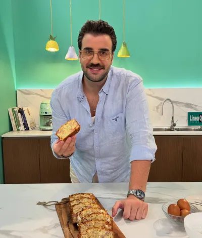 Αλμυρό κέικ με ζαμπόν και φέτα
