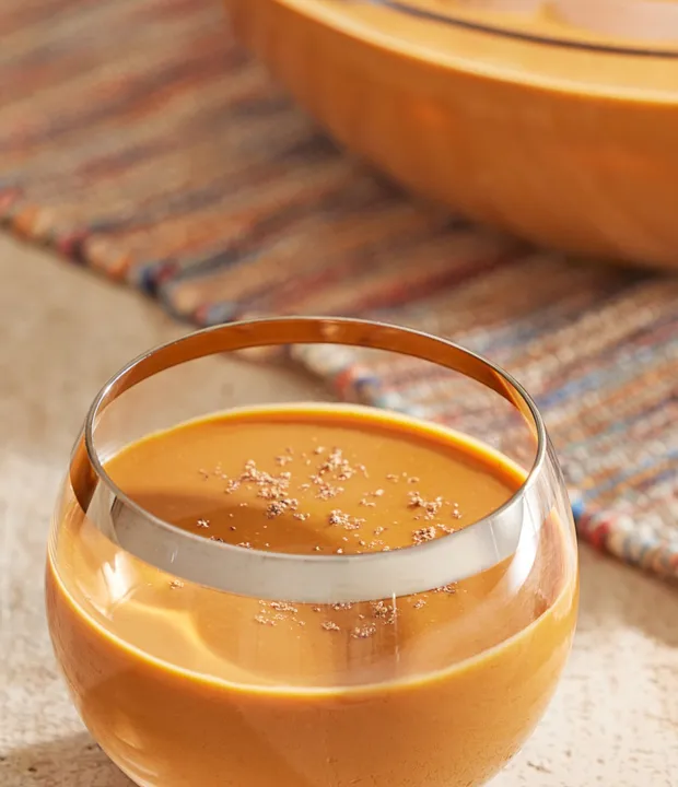 Κρεμώδες pumpkin spice punch χωρίς αλκοόλ 