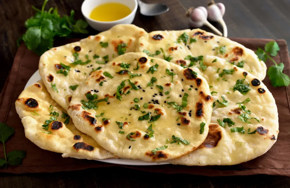 Ινδικό ψωμί naan
