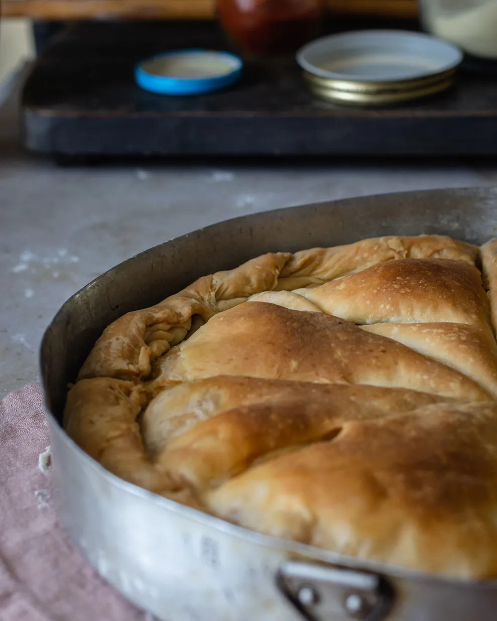 Η τελική ζύμη στην πίτα