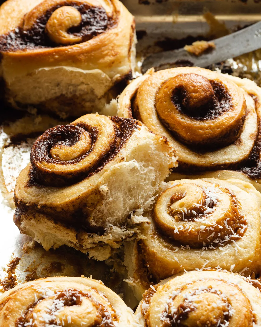 Cinnamon rolls με μπανάνα