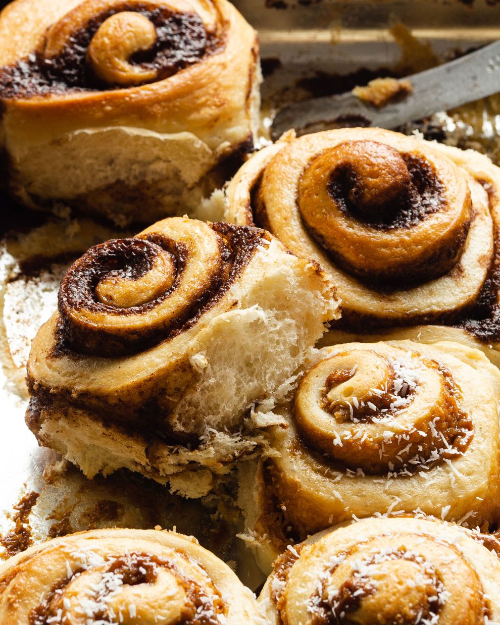 Cinnamon rolls με μπανάνα