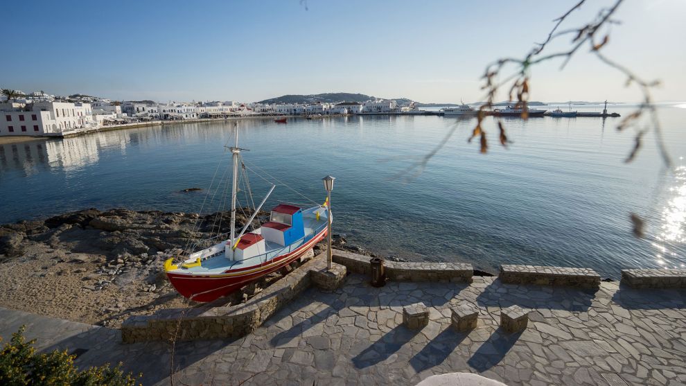 Το τοπίου της Μυκόνου