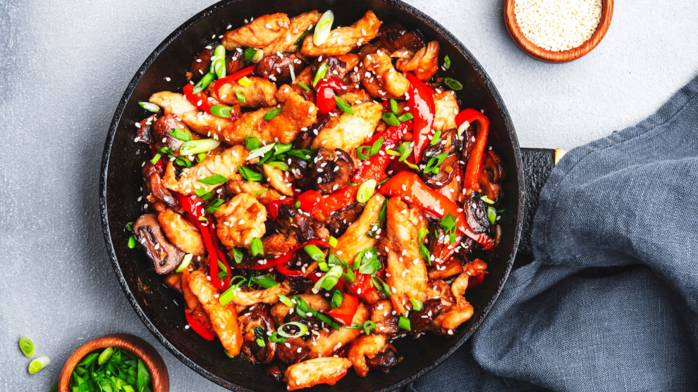 Stir fry με κοτόπουλο