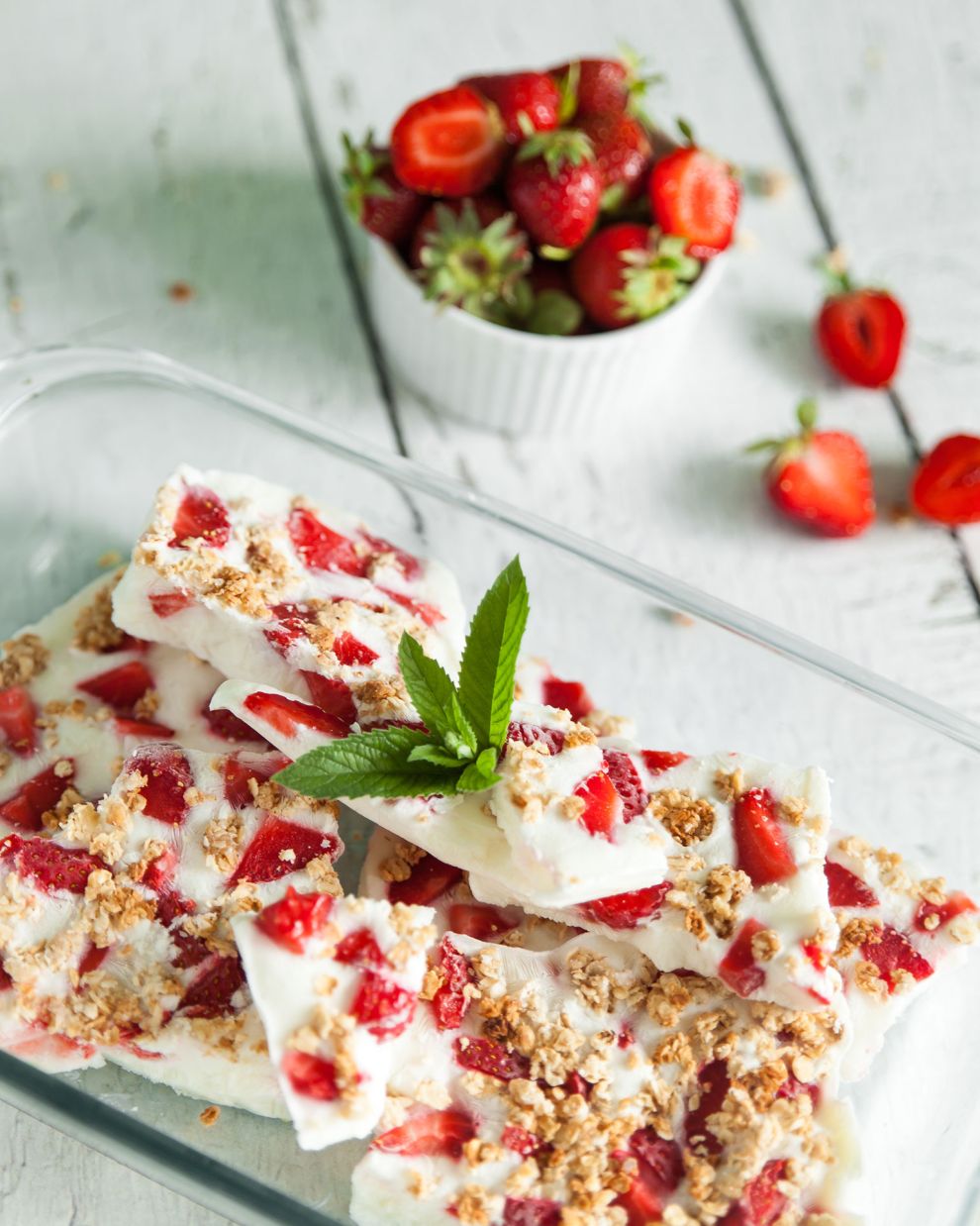 Frozen yogurt bars