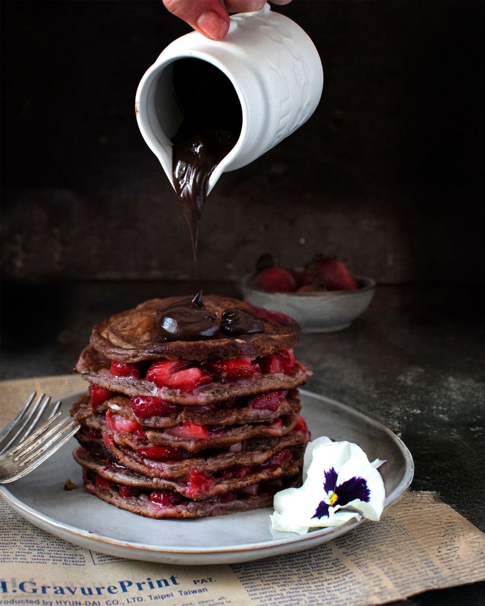 Σοκολατένια pancakes 