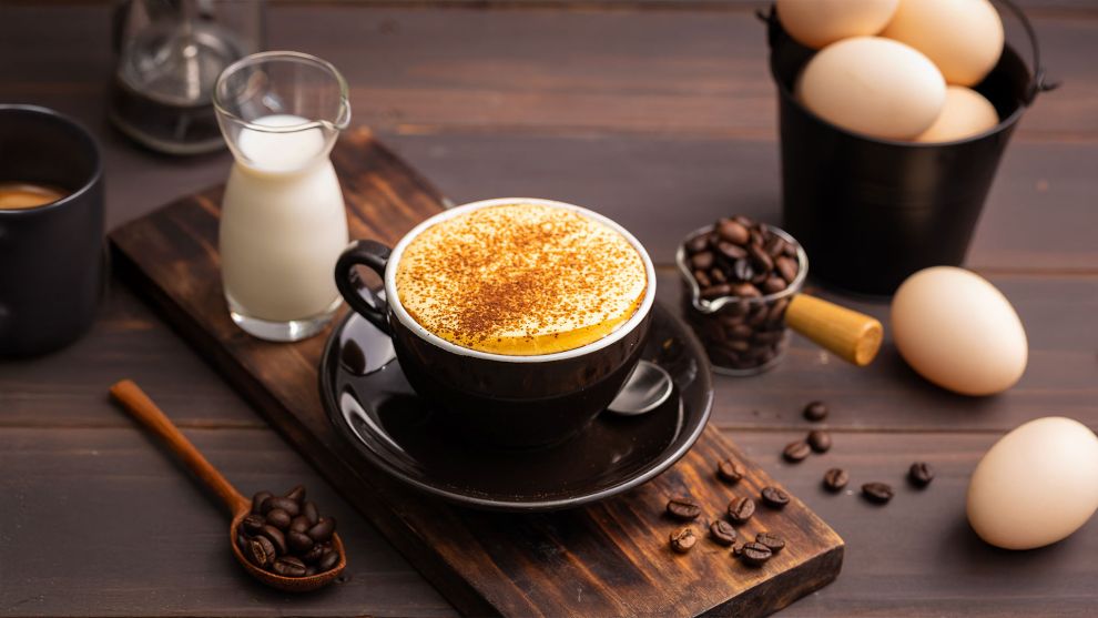 Egg coffee