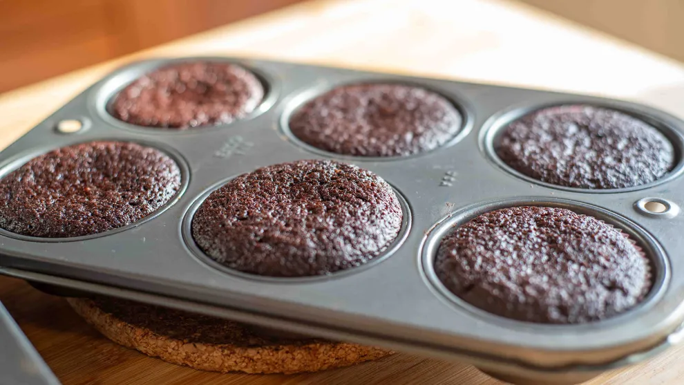 Cupcakes σοκολάτας βήμα βήμα