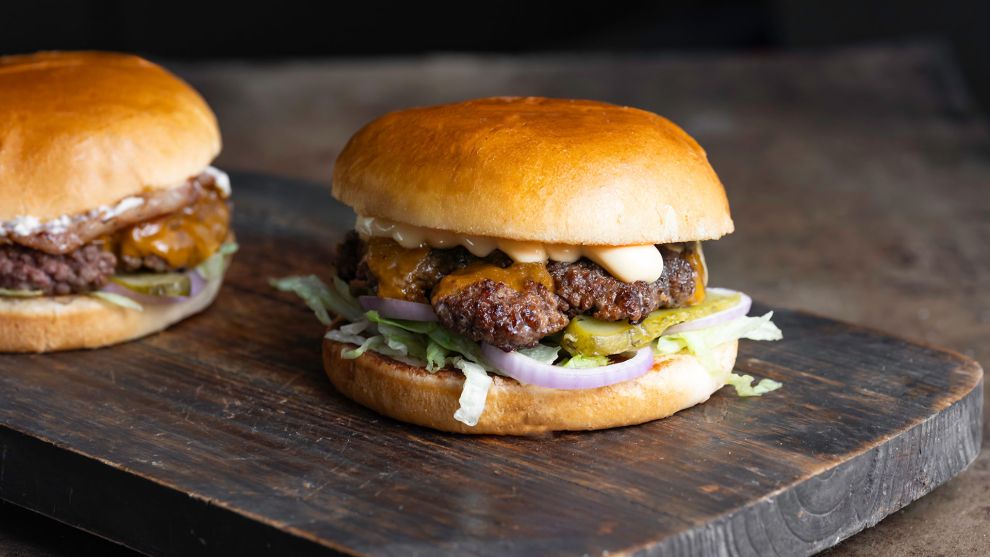 Smashed burger