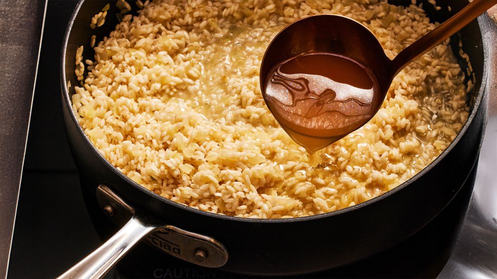 Φτιάχνοντας ριζότο