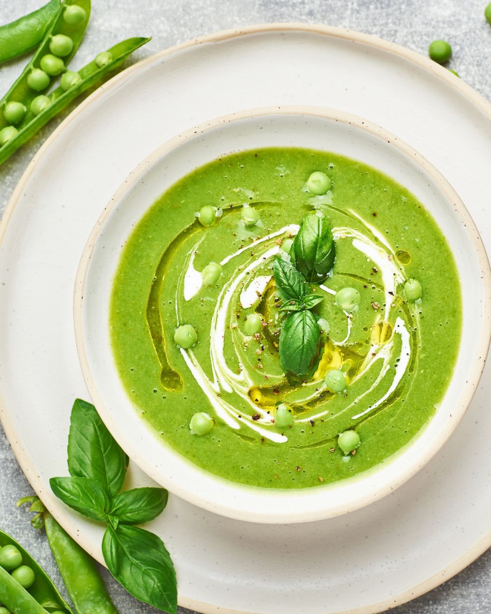 Σούπα βελουτέ αρακά