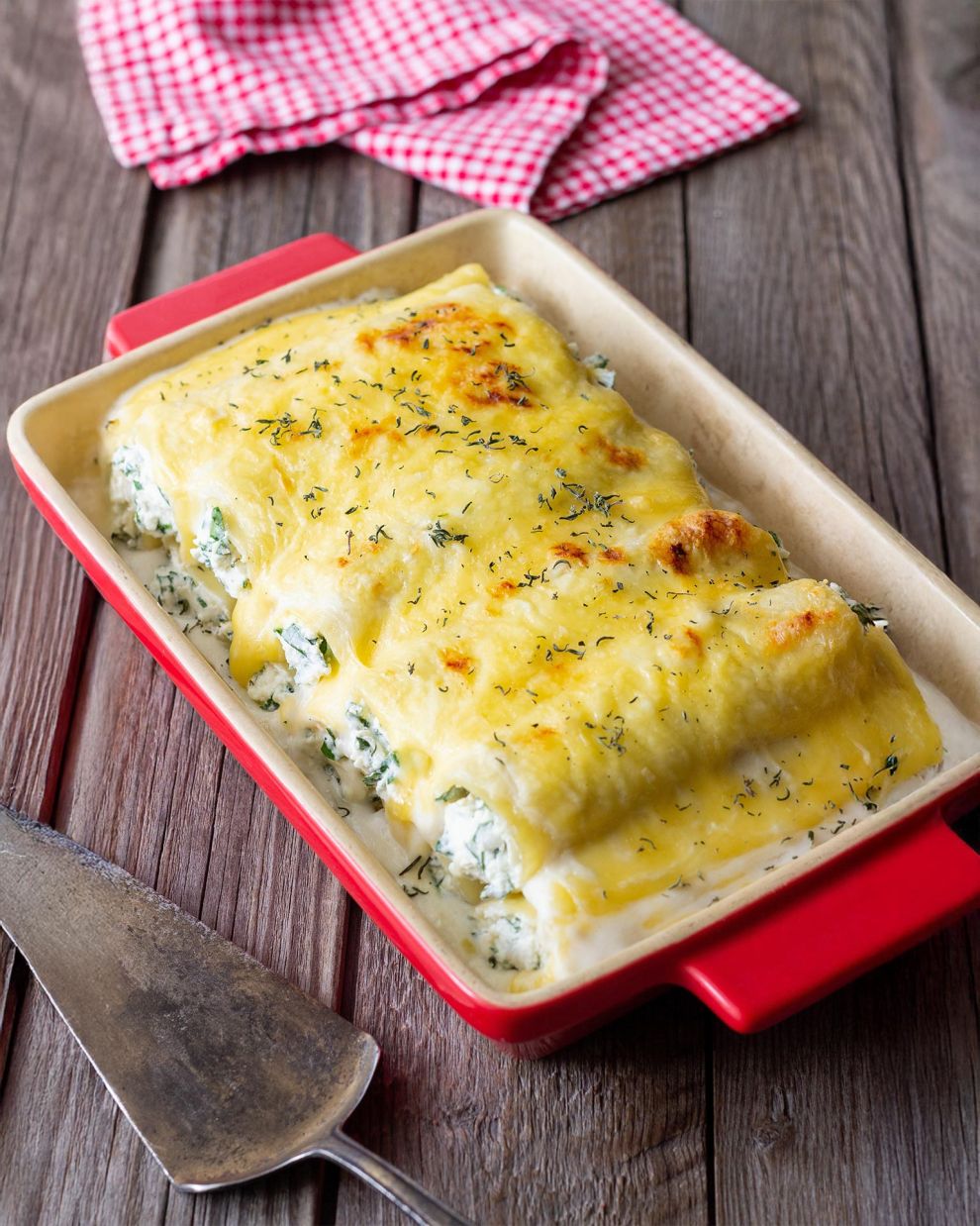 Κανελόνια με κοτόπουλο